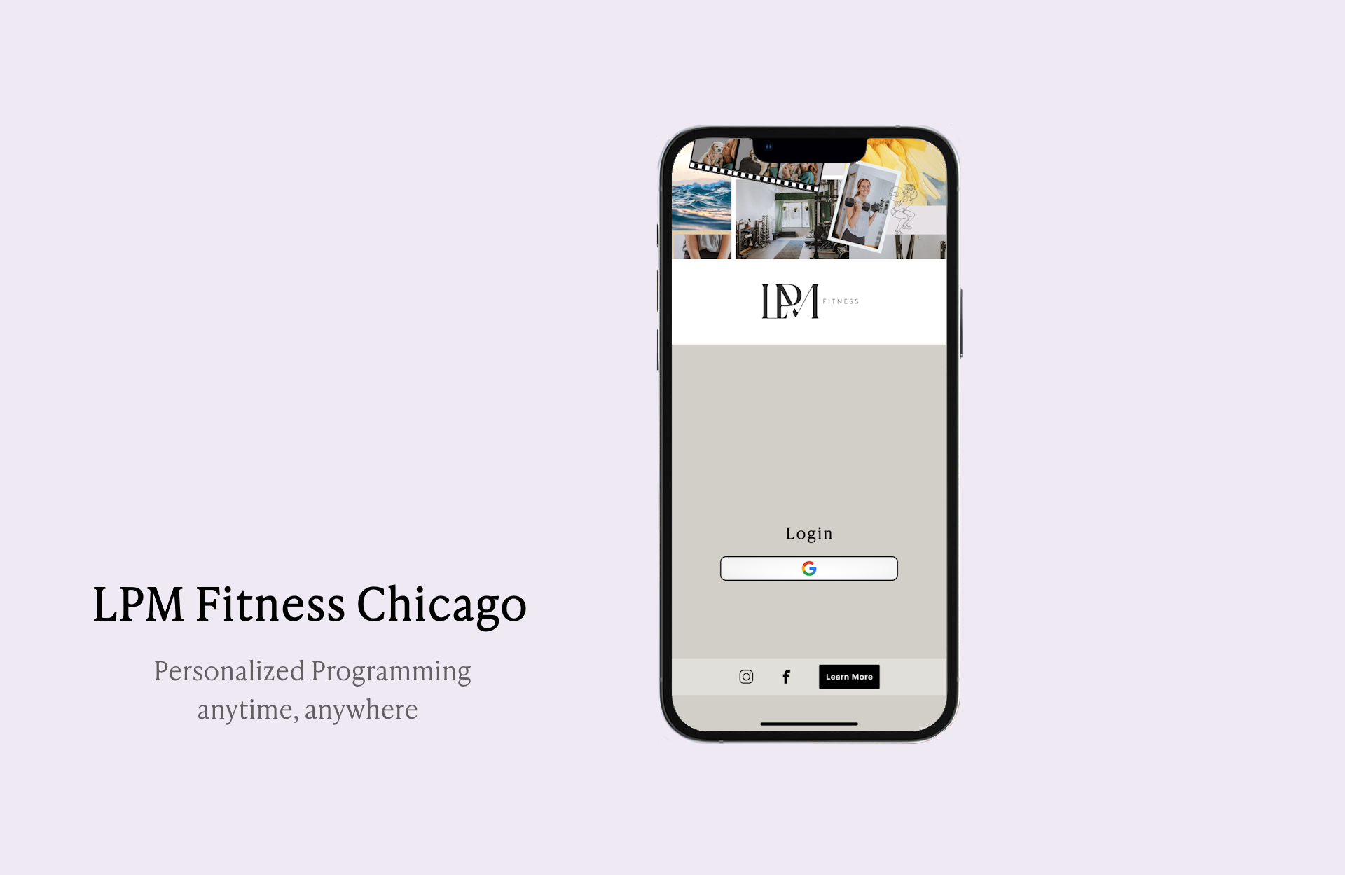 Custom fitness brand app